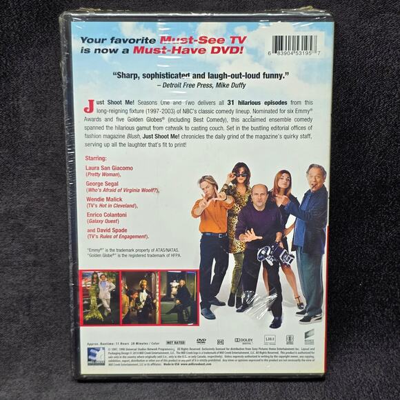 NBC American Sitcom Just Shoot Me - Seasons 1 & 2 DVD 3 Disc Set 2014 NEW - Picture 4 of 5